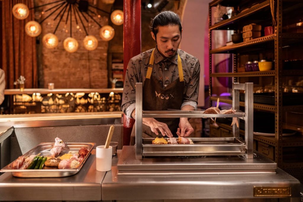 Grill ouvert de style Robata, par Josper