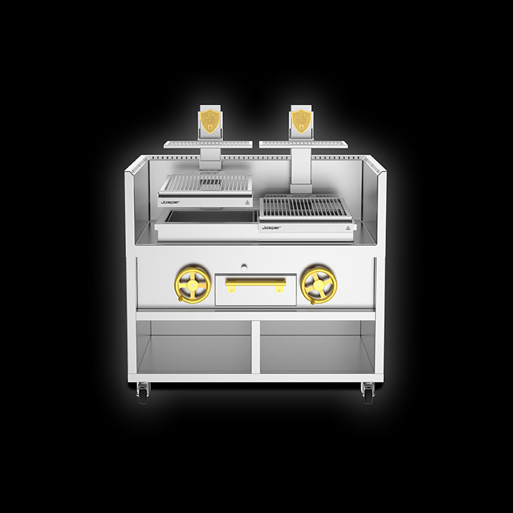 Διπλή βασκική ψησταριά Josper PVJ-50-2-1-MB