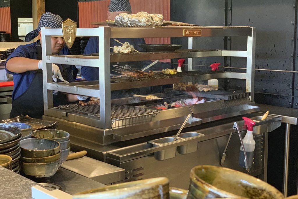 Mangal alla griglia aperto di Josper
