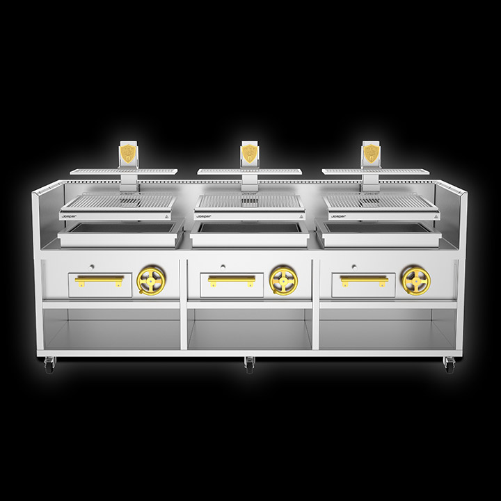 Τριπλή βασκική ψησταριά Josper PVJ-76-3-3-MB