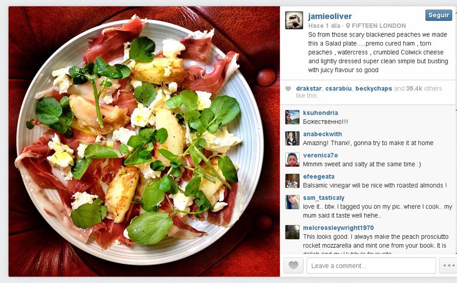 La receta al horno Josper de Jamie Olivet