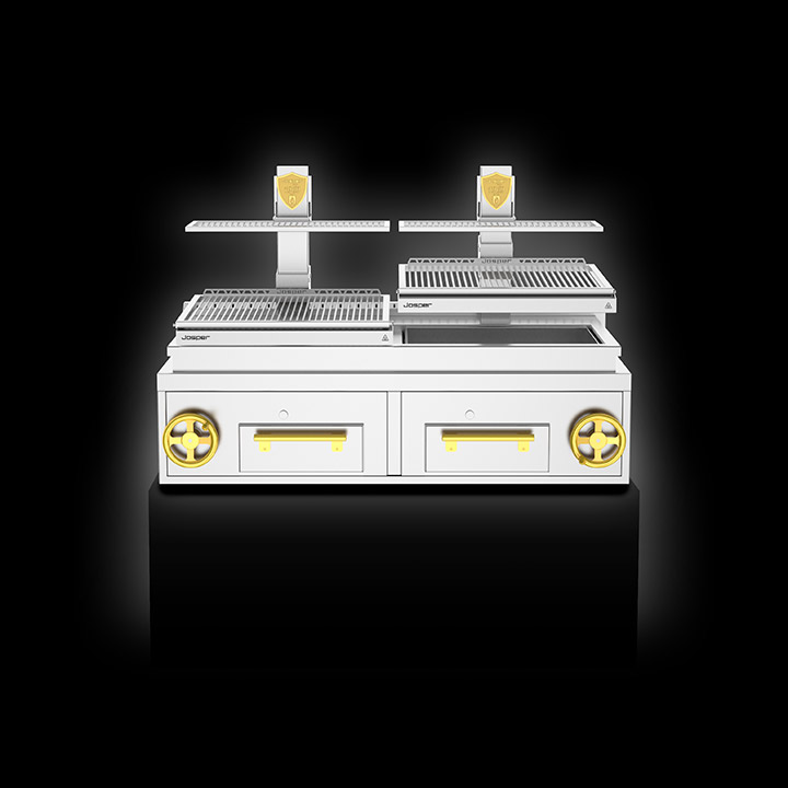 Διπλή βασκική ψησταριά Josper PVJ-76-2-1-CT